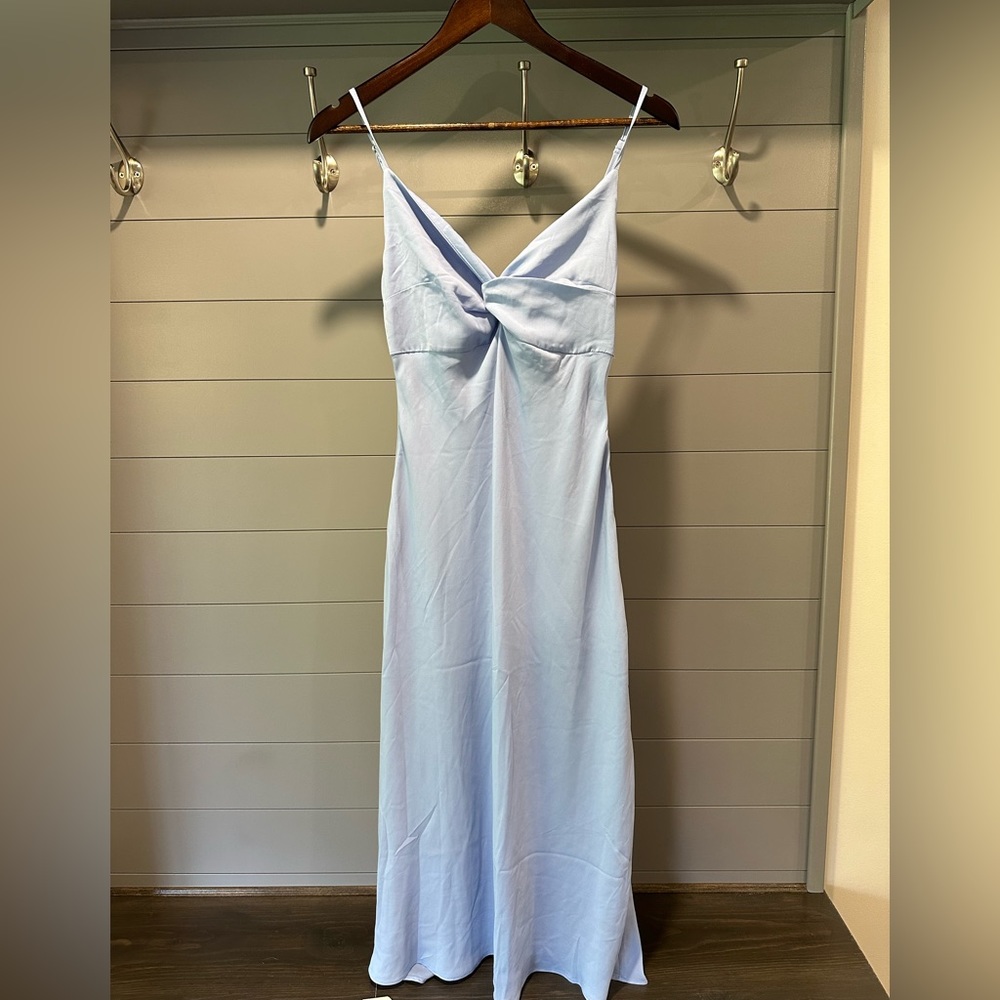 Periwinkle Abercrombie & Fitch Midi Dress